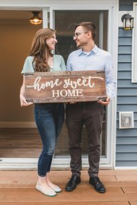 First time home buyers are happy